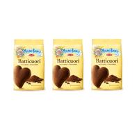 3x Mulino Bianco cookies 'Batticuori', 350 g