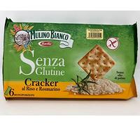 3x Mulino Bianco Crackers with Rice, Rosemary & Salt 200g Gluten Free! Health Food!