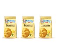 3x Mulino Bianco Tenerezze Italian Biscuits Cookies with Lemon Cream 200g