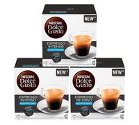 3x NESCAFE DOLCE GUSTO DECAF PACKS COFFEE PODS CAPSULES. ESPRESSO, LUNGO,