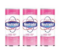 3X Neutradol Carpet Freshener Deodoriser Odour Eliminator Shake Fresh Pink 350G