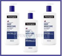 3x Neutrogena Deep Moisture Body Lotion Dry Skin | Glycerin | Pro Ceramide-400ml