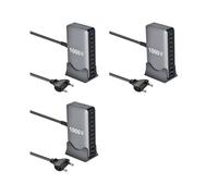 3X New 1000W GaN Desktop Fast Charger PD3.1 USB Type C 10-Port Fast Charging Station Adapter EU Plug