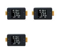 3X New 8-150V 25A Power Meter Bidirectional Ammeter Aircraft Battery Voltage Capacity Tester for LIPO Battery