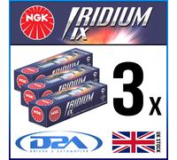 3x NGK DPR8EIX-9 2202 Iridium IX Spark Plugs
