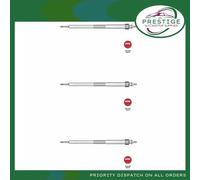 NGK Glow Plugs Set 4x Y-519J 2500 - Fits Nissan Pickup D22 2.5D YD25DDTi 2002 on
