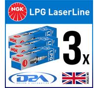 3x NGK LPG1 1496 LPG Spark Plug