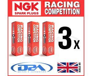 3x NGK R5673-9 3856 Racing Spark Plug