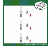 3x NGK Spark Plug 2923 DR8ES-L