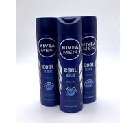 3X NIVEA MEN Cool Kick Anti-Perspirant Deodorant Spray B17