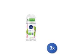 3x Nivea Naturally Good Green Tea Roll-On 50 ml