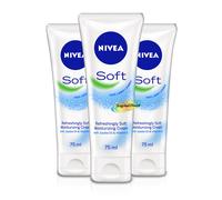 3x Nivea Refreshing Soft Moisturising Daily Cream 75ml Jojoba Oil & Vitamin E