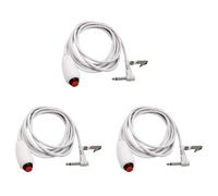 3X Nurse Call Cable 6.35mm Line Nurse Call Device Emergency Call Cable with Push Button Switch