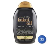 3X OGX Conditioner For Hair 385 ML Kukui Oil