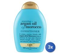 3X OGX Hair Conditioner 385 ML. Argan Oil Of Morocco