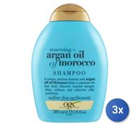 3X OGX Shampoo 385 ML. Argan Oil Of Morocco
