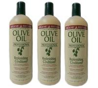 3x Organic Root Stimulator Olive Oil Replenishing Conditioner 1000 ml (Total 3L)