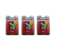 3x Original Lexmark Ink Cartridge 70 for 3200 5700 7000 7200 Z31