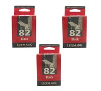3x Original Lexmark Ink Cartridge 82 for X5100 X6100 Z55 Z65