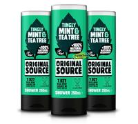 3x Original Source Tingly Mint & Tea Tree Shower Gel 500ml