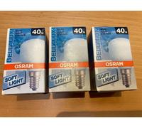 3x Osram Bellalux Soft Azur T45 230V E14 40W Incandescent Bulb Dimmable [EEK: G]