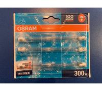 3X OSRAM Halogen Rod 300W R7s Halogen 230V 118mm Haloline 3900lm 64705 Dimmable [EEK: G]