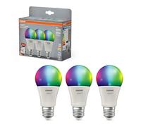 3X Osram LED Smart A60 Bulb 9W=60W E27 RGBTW 2700-6500K Dimmable App WiFi Matter
