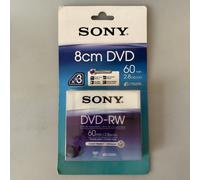 3x Pack SONY Mini DVD-RW 60 Min 2.8GB 8cm Rewritable Double Sided Camcorder Disk