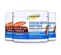 3x Palmers Cocoa Butter Formula 48 Hour Moisture Solid Cream Jar Vitamin E 100g