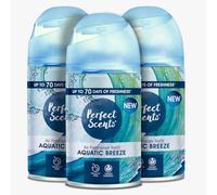 3x Perfect Scents Automatic Air Freshener Refill Spray - Aquatic Breeze (3x250ml)