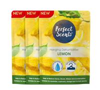 3x Perfect Scents Hanging Dehumidifier Scented - 180g (Lemon)
