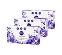 3x Perfect Scents Tumble Dryer Sheets 3x85g (40 Sheets per Pack, 120 Sheets) - Lavender