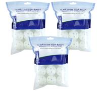 3x PGA TOUR Air Flow Golf Balls Pack of 12 - 36 White Practice Indoor Golf Balls