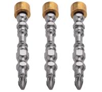 3X PH2 Hardness 65MM Screwdriver Bit Double Electric Screwdriver Phillips Screw Driver