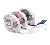 3X Phomemo P12 Satin Ribbon Original 12 mm x 2 m Q5-R234/RE31/RN34 Silk Ribbon 3 Colours Satin Ribbon Gift Ribbon for Craft and Gift Party,Wedding DIY Gift Wrapping,Compatible with P12/P12Pro/LT12