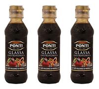 6 x Ponti Aceto Balsamico di Modena Balsamic Vinegar Sauce Seasoning Sauces 250 ml