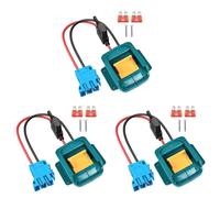 3X Power Wheel Adapter for Makita 18V LXT Battery with Wire Harness Connector & Fuse for Peg-Perego 12 Volt Power Wheel Photo color