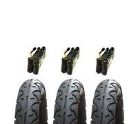 3x Pram Tyres & 3x Tubes 12 1/2 X 2 1/4 Slick Out 'n' About Nipper Motercare MY4