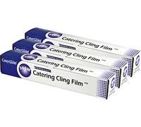 3X Premium Quality Kitchen Catering Cling Film Food Wrap (300M x 45cm)