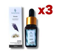3x Premium Scented Fragrance Oil Siesta 10ml Lavender & Chamomile for Diffuser