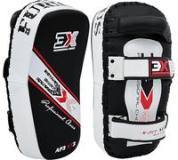 3X Professional Choice Curved Kick Pad - Strike Shield for Muay Thai, Kickboxing, MMA, Karate & Taekwondo Training - Thai Pad with Handle & Straps