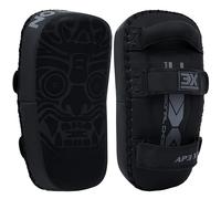 3X Professional Choice Curved Kick Pad - Strike Shield for Muay Thai, Kickboxing, MMA, Karate & Taekwondo Training - Thai Pad with Handle & Straps
