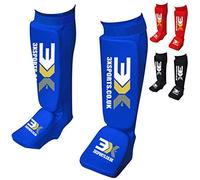 3X Professional Choice MMA Shin Guards Men Muay Thai Instep Leg Protective Gear Protector Pads for Martial Arts, Kickboxing, BJJ, Karate Taekwondo Sparring Sock Pads to Guard Leg Foot & Instep