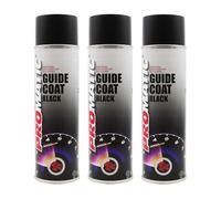 3x Promatic Guide Coat Black Spray, 500ml, for Professional Surface Sanding