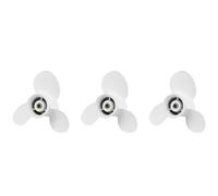 3X Propeller 9 1/4X11 Compatible With Outboard Motors 9 9HP F9 9 15HP F15C F15 F20 8 Tooth Spline RH 63V 45943 00 EL Replacement Part
