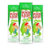 Punch & Judy Kids Toothpaste - Hint of Mint Flavour, 3+ Years, Fluoride, Sugar Free 50ml (Pack of 1)