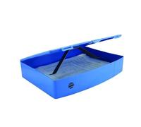 3X Q-Connect Polypropylene PolyBox File Foolscap Blue