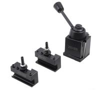 3X Quick Change Tools, 0XA Wedge Type Tool Post Tool Holder 250-000 250-001 250-002, for MINI Lathe Accessories, for for MINI Lathe Swing Steel Material, Power Lathe Machine Tool Holding Accessories
