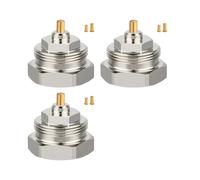 3X Radiator Adapter M30 X 1.0 to M30 X 1.5 for Oventrop Valves 1011445 - Thermostatic Valve Fine Thread Adapter