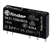 3x Relay: Electromagnetic SPDT, 24VDC, 6A, 34.51.7.024.0010 Finder